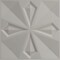 Ekena Millwork 19 5/8in. W x 19 5/8in. H Nikki EnduraWall Decorative 3D Wall Panel Covers 2.67 Sq. Ft. WP20X20NKECE - alternate 5